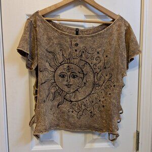 Love Culture Open Sided Crop Top